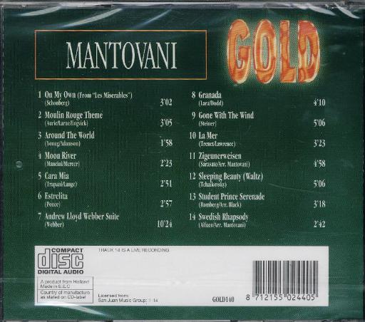 Mantovani Gold - Click Image to Close
